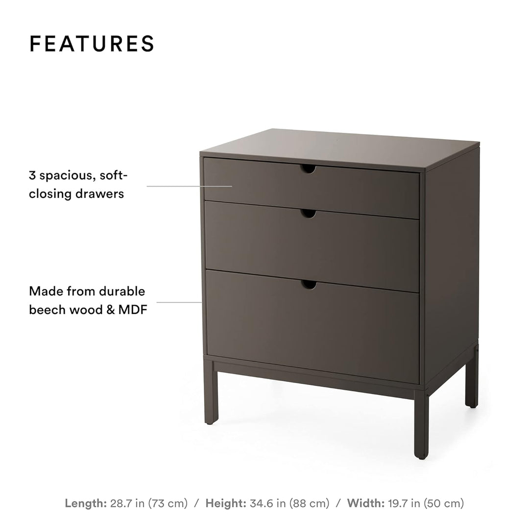 stokke home changer dimensions Stokke Home Grey Dresser w/Changer Top