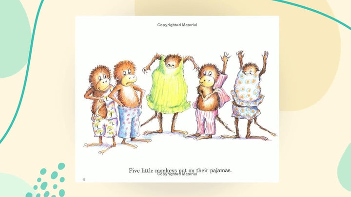 Five Little Monkeys Board Book