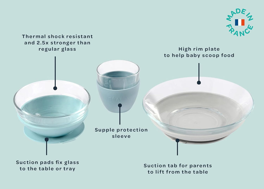 Beaba Glass Meal Set - Jungle