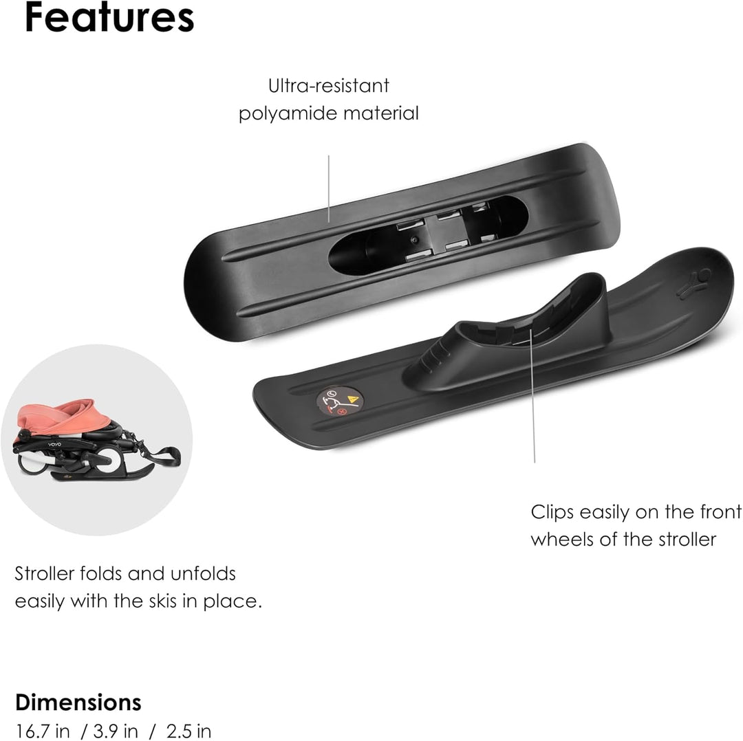 bob stroller skis Stokke Yoyo Stroller Ski Attachment – Baby Grand