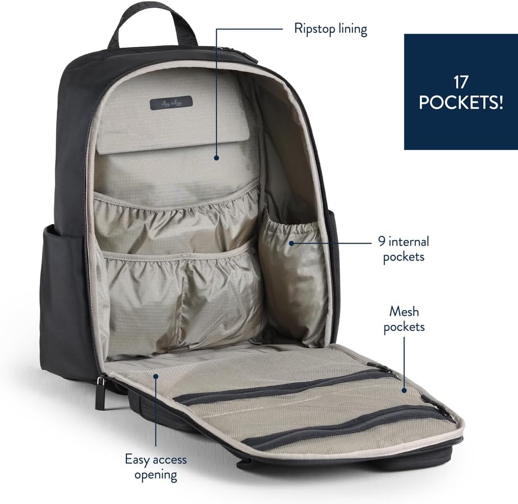 Itzy Ritzy Belong Utility Backpack Diaper Bag - Black
