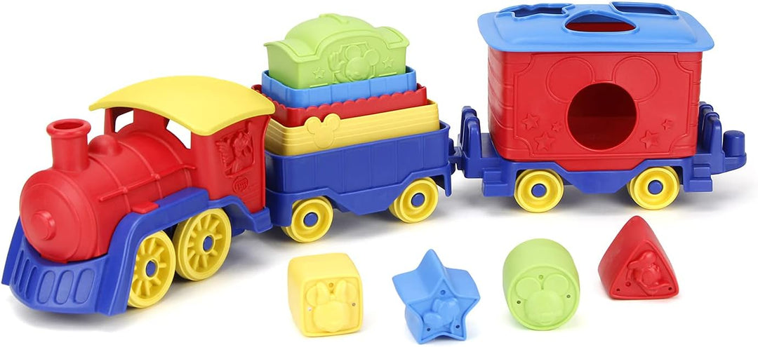 Green Toys Mickey Mouse Stack & Sort Train