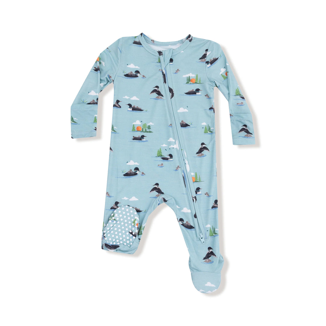 Loons Zipper One Piece Footie