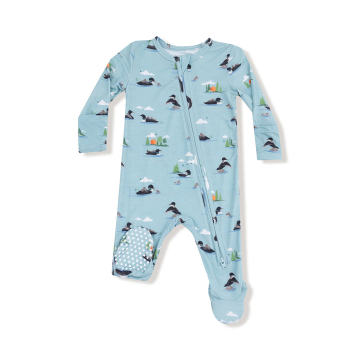 Loons Zipper One Piece Footie