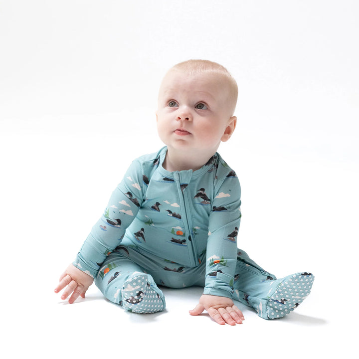 Loons Zipper One Piece Footie
