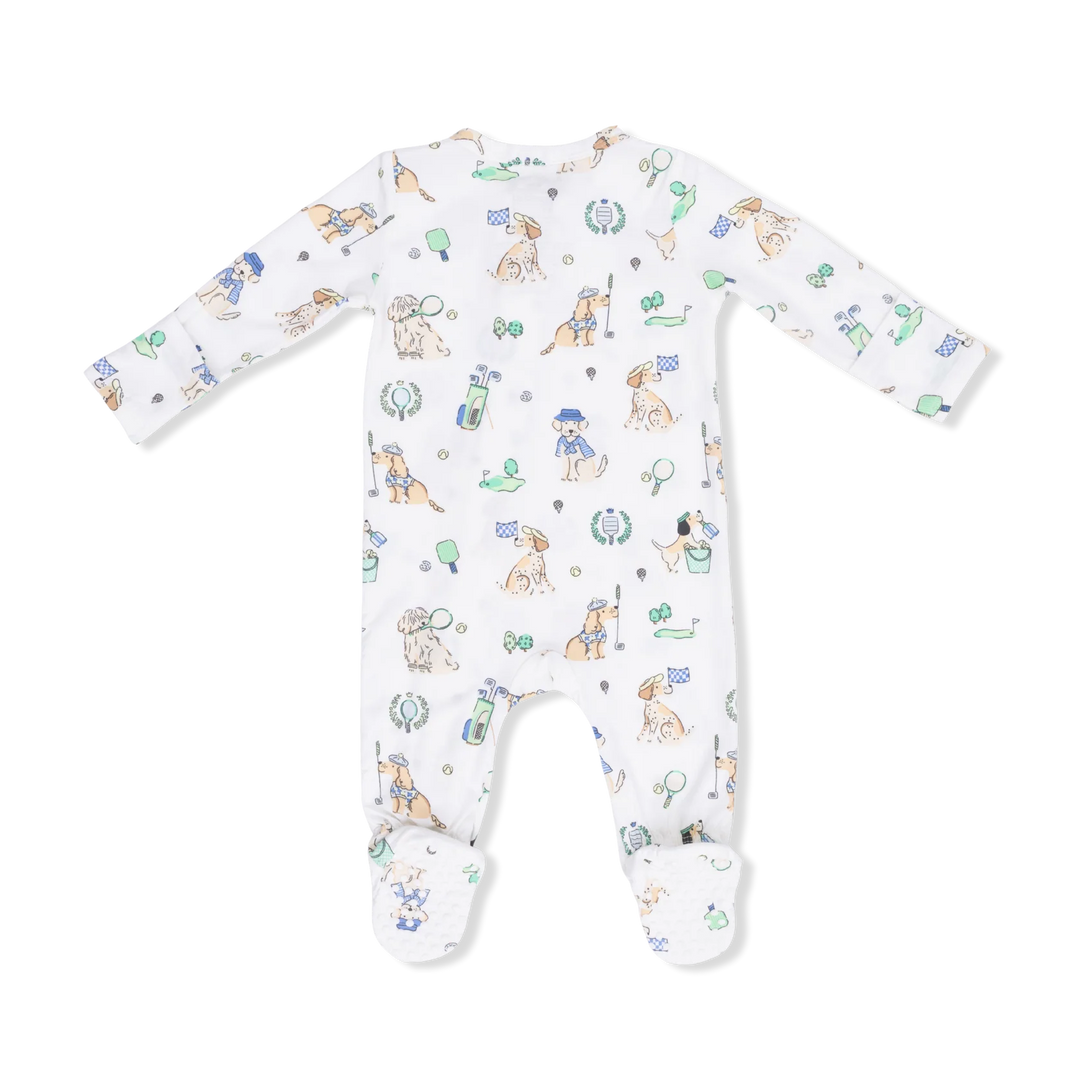 Angel Dear 2 Way Zipper Footie - Country Club Dogs