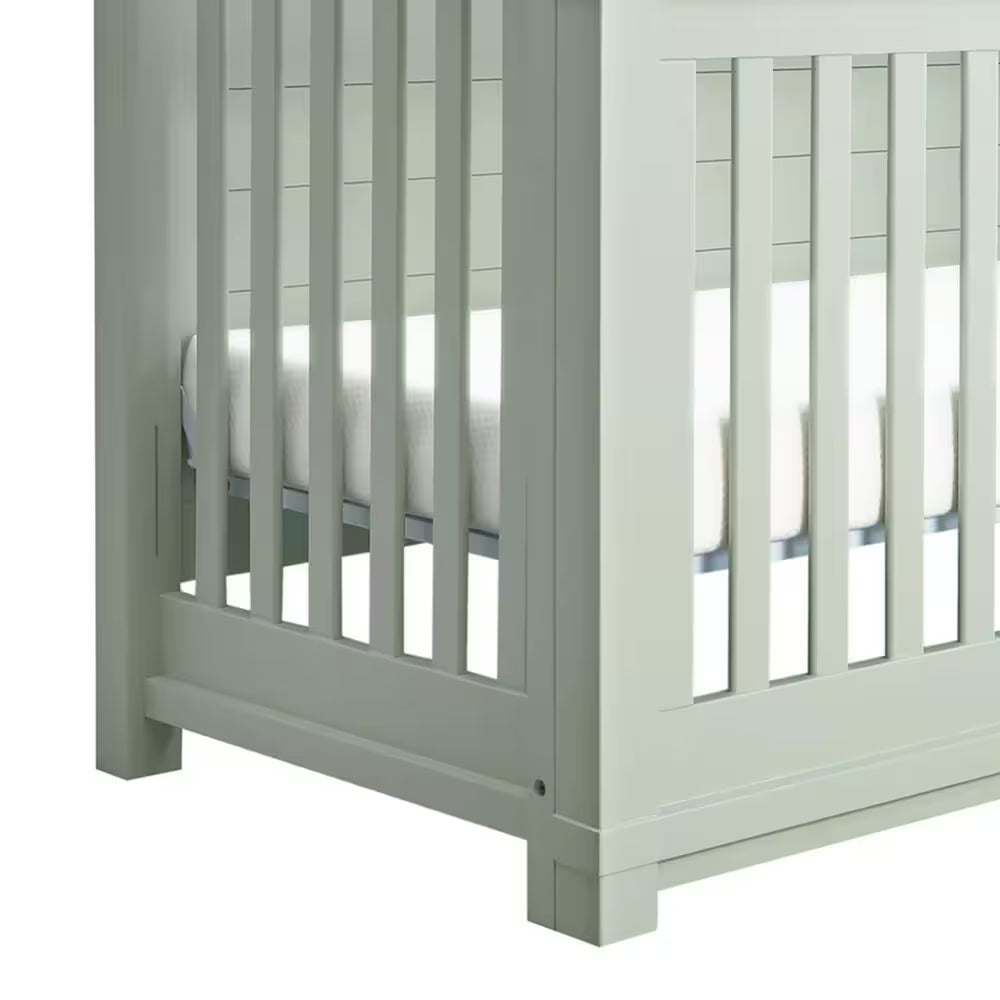 Baby Appleseed Rowan Arch Top Convertible Crib - Sage