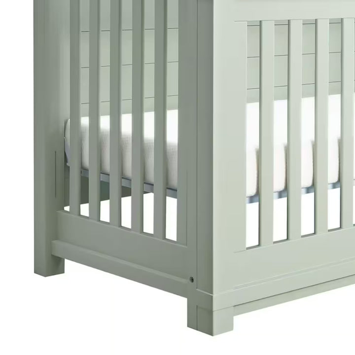 Baby Appleseed Rowan Arch Top Convertible Crib - Sage