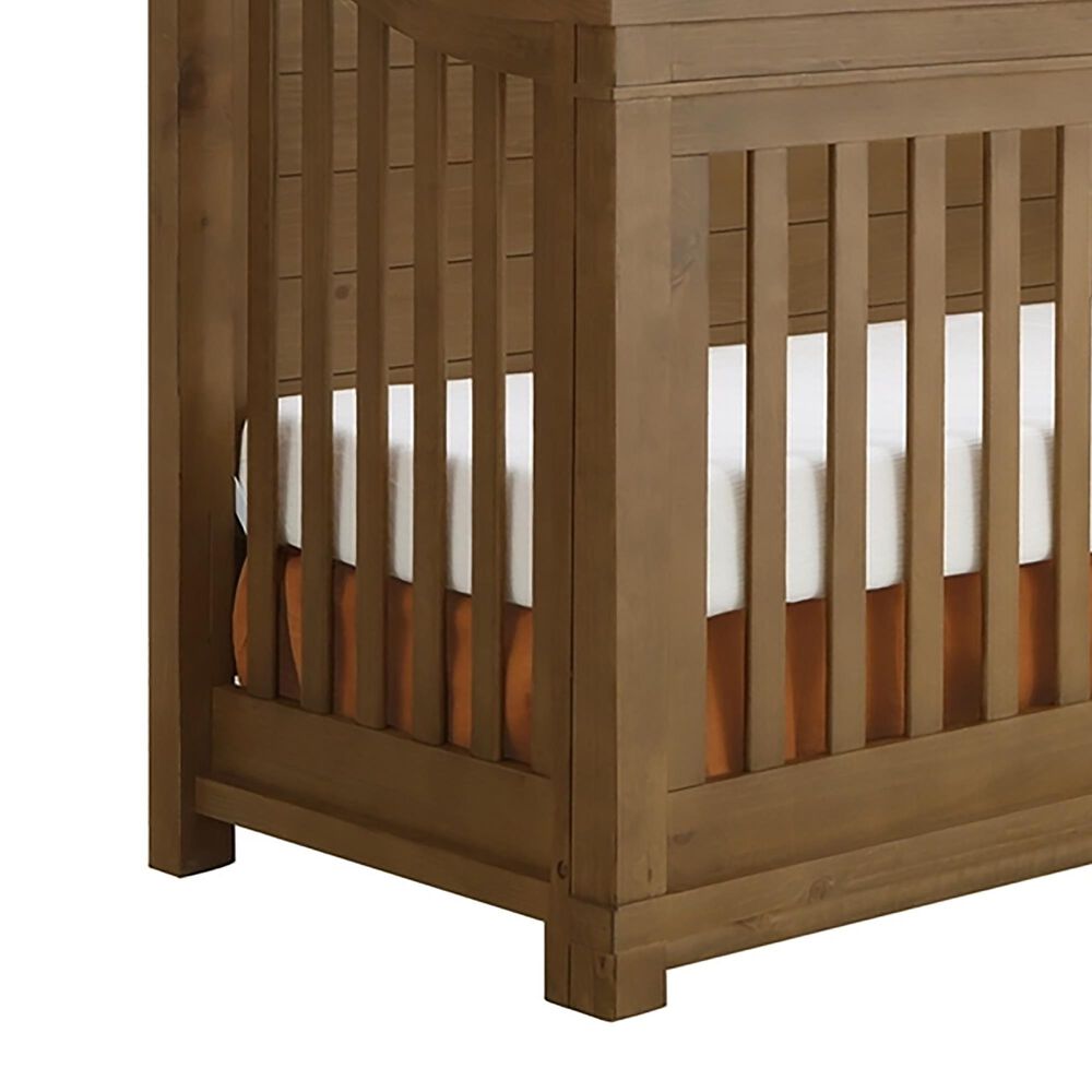 Baby Appleseed Rowan Arch Top Convertible Crib - Sandwash