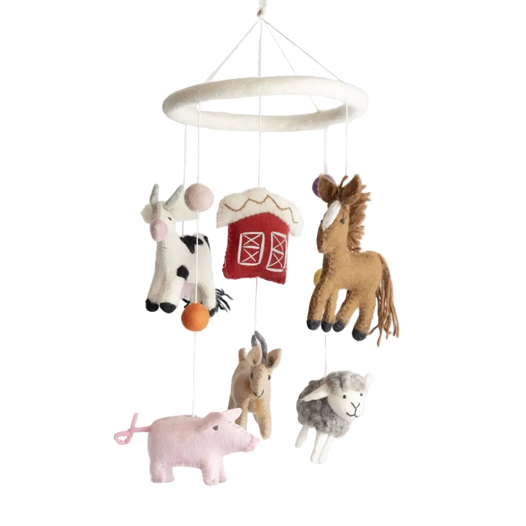 Winding Road Felted Handmade Hanging Mobiles