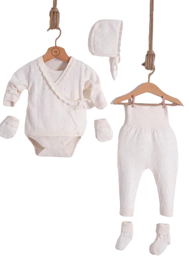 Nipperland Knit Take Me Home Outfit - 6 Piece Set