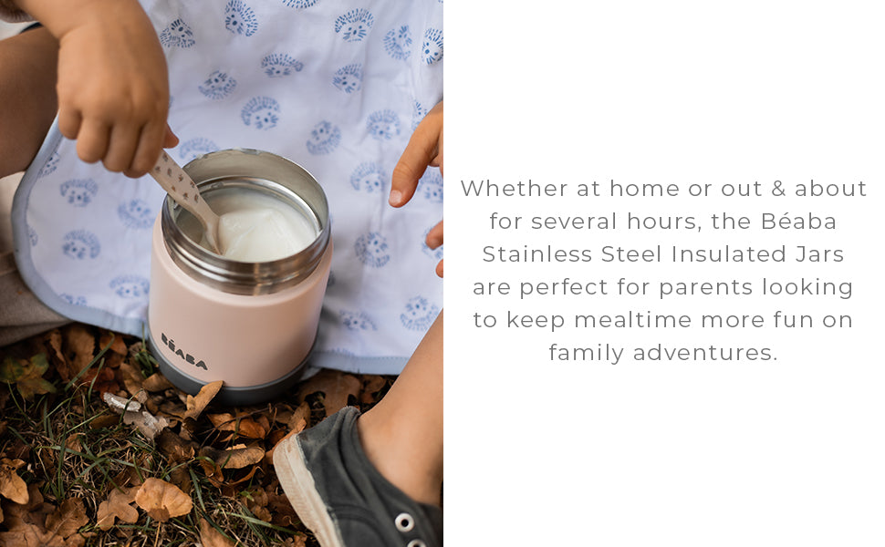 Beaba Stainless Steel Insulated Food Jar - 10 oz