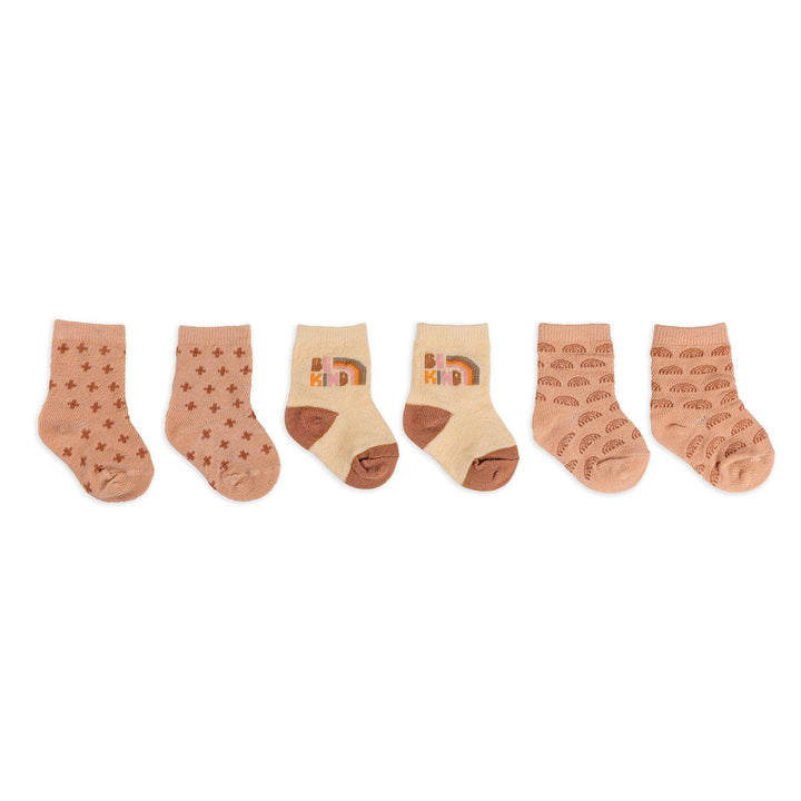 JuJuBe Baby Socks Trio Be Kind Rainbows