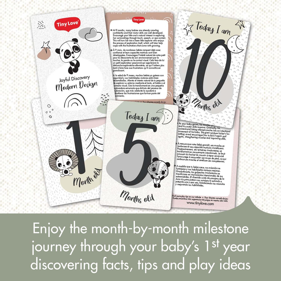 Tiny Love Black and White Decor Wood Play Mat