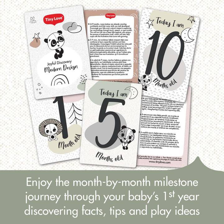 Tiny Love Black and White Decor Wood Play Mat