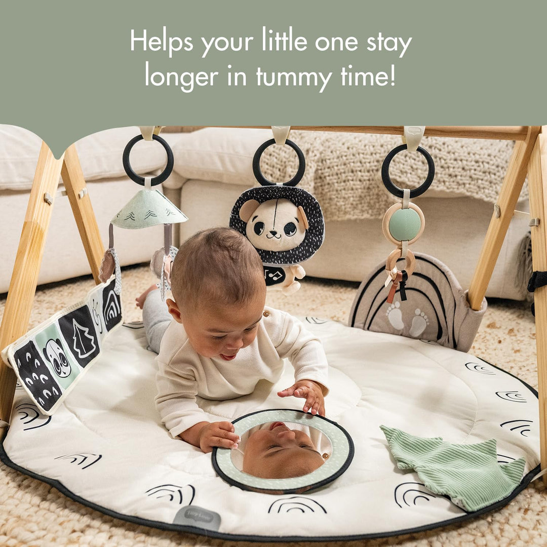 Tiny Love Black and White Decor Wood Play Mat