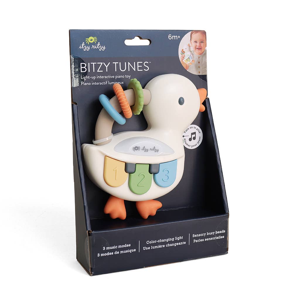 Itzy Ritzy Bitzy Tunes™ - Light-up Interactive Piano Toy - Goose