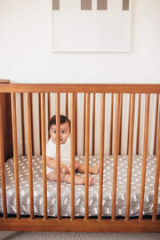 Copper Pearl Crib Sheet - Scout