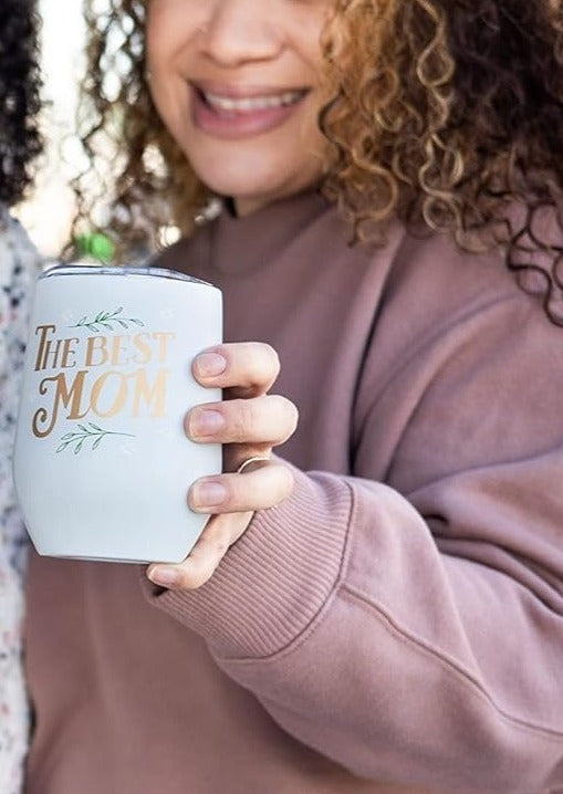 Mom Wine Tumbler - The Best Mom