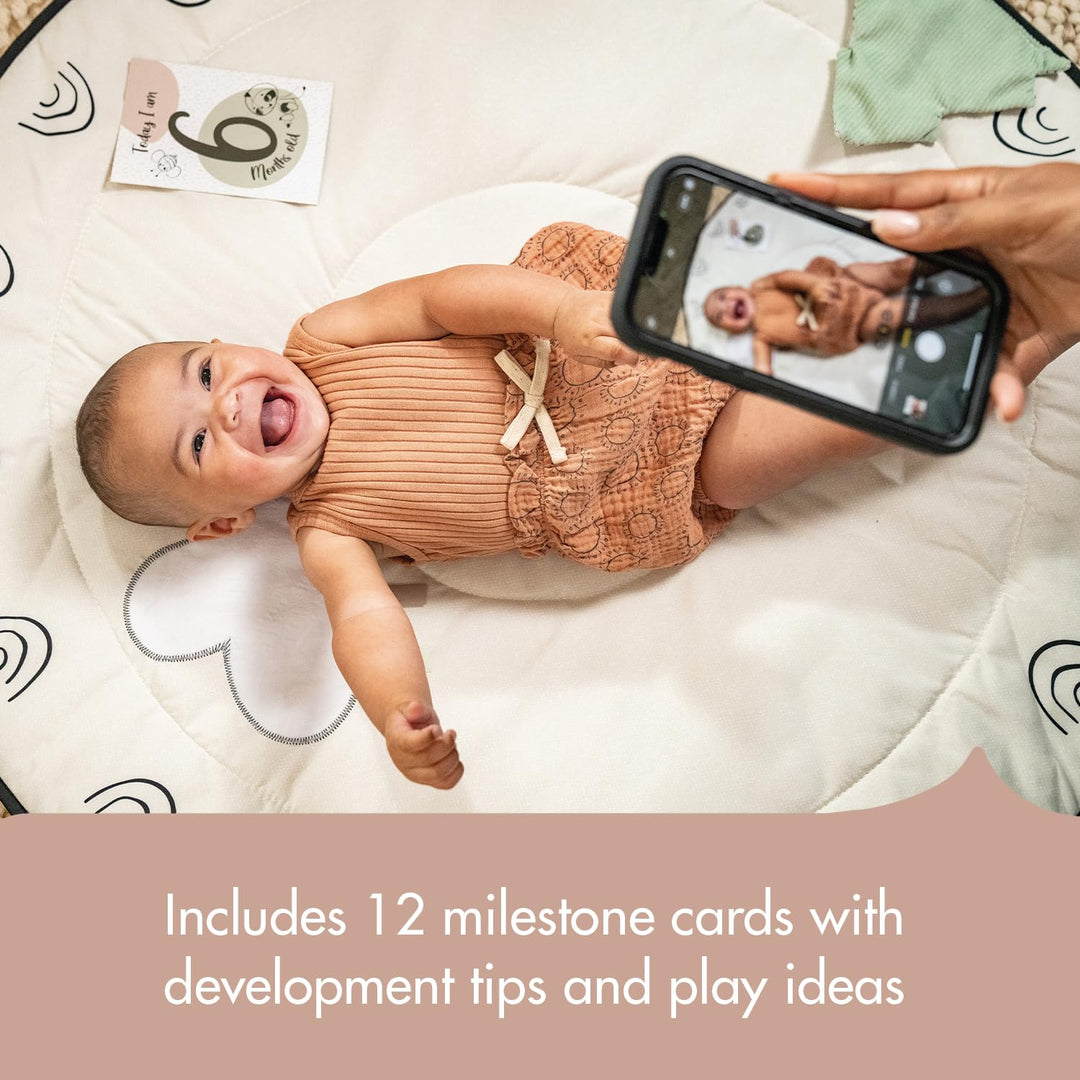 Tiny Love Black and White Decor Wood Play Mat