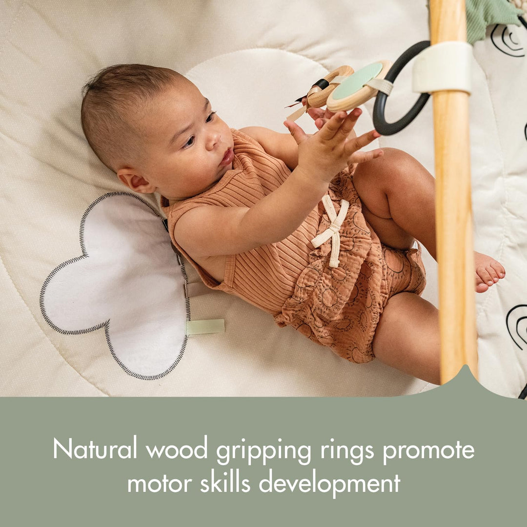 Tiny Love Black and White Decor Wood Play Mat