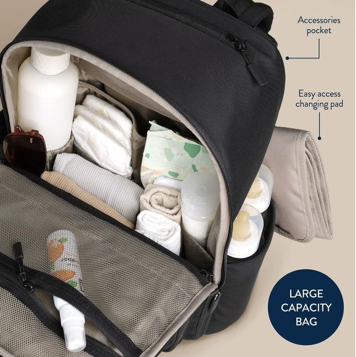 Itzy Ritzy Belong Utility Backpack Diaper Bag - Black