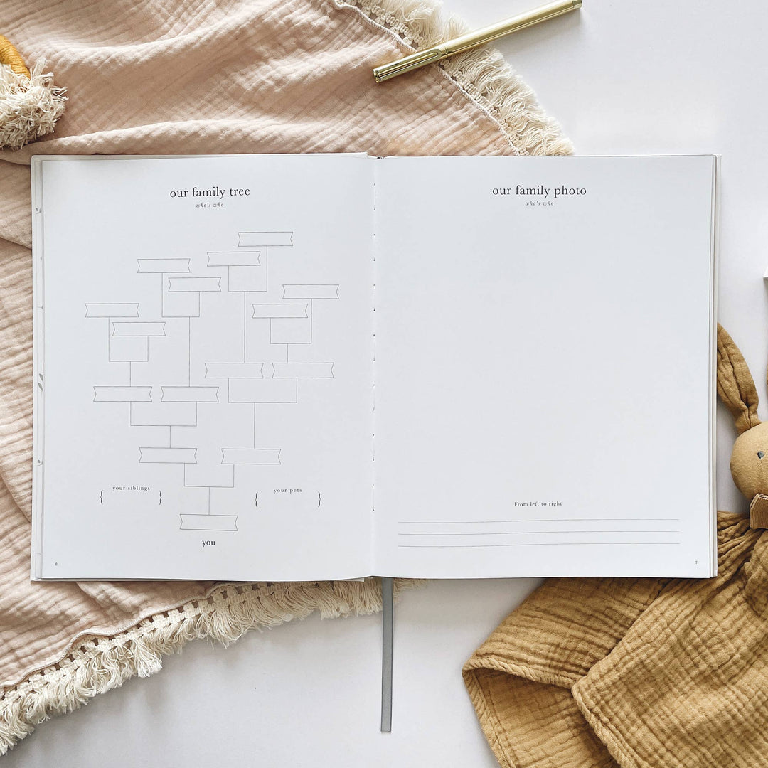 Blush and Gold Pregnancy Journal  -  Ivory