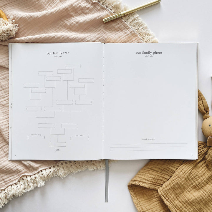 Blush and Gold Pregnancy Journal  -  Ivory