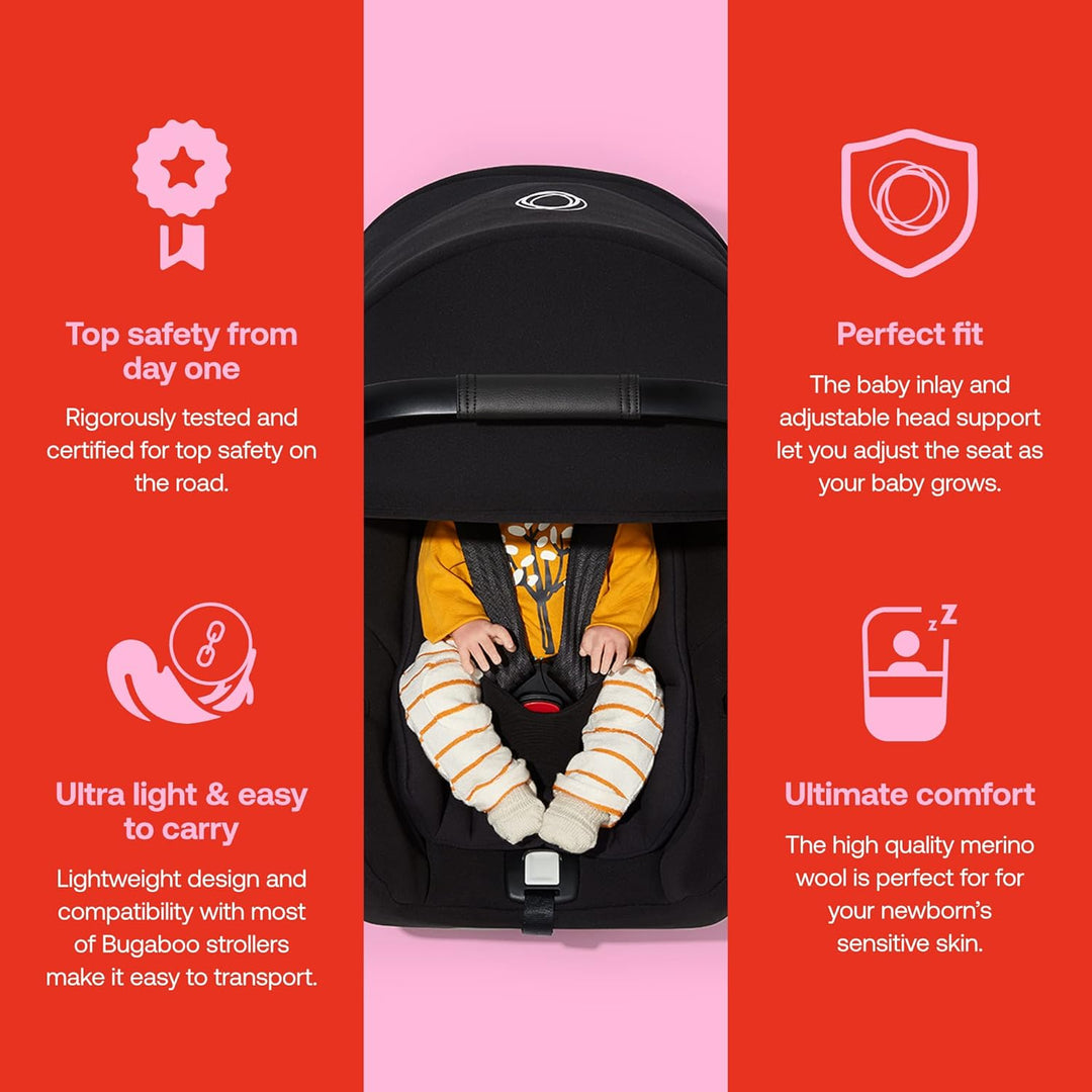 bugaboo head support Bugaboo Turtle Air by Nuna Car Seat + Recline Base