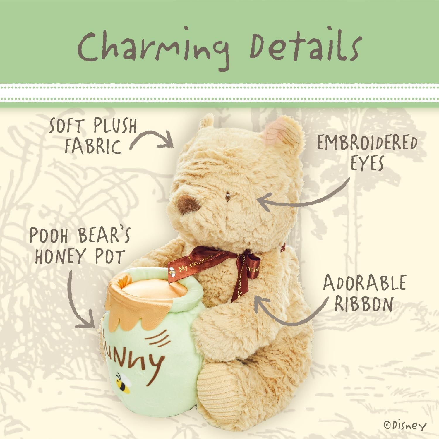 Winnie the Pooh Waggie Musical Plush – Baby Grand