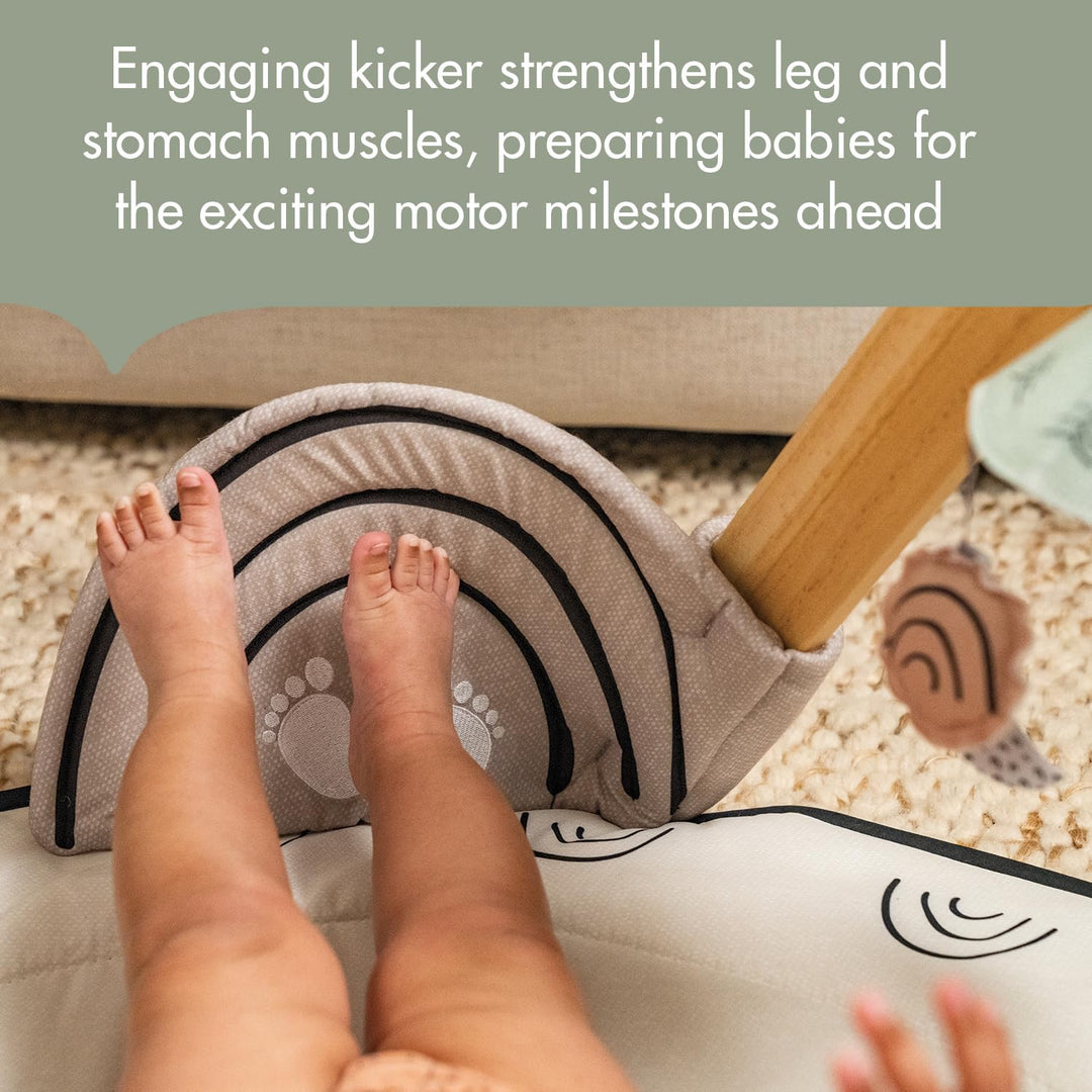 Tiny Love Black and White Decor Wood Play Mat