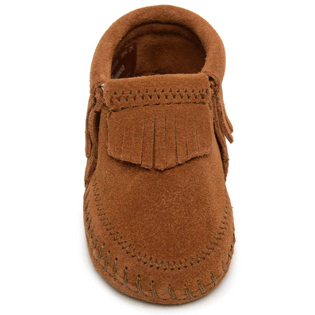 Minnetonka Suede Fringe Riley Bootie