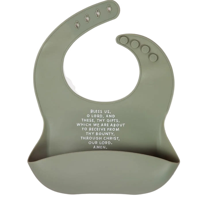 Meal Blessing Silicone Bib