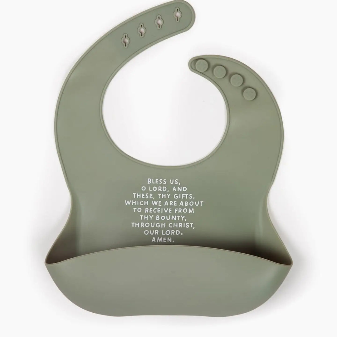Meal Blessing Silicone Bib