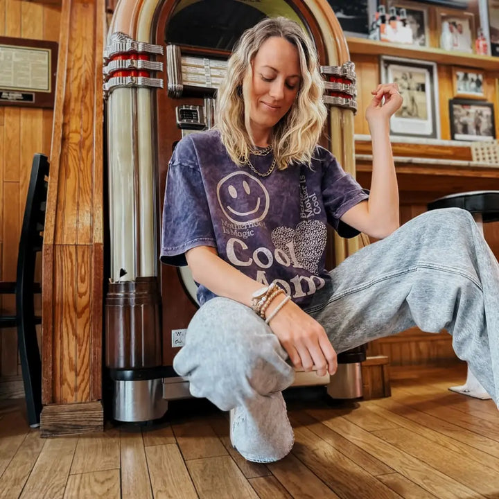 Mountain Moverz - She's A Cool Mom Vintage Tee