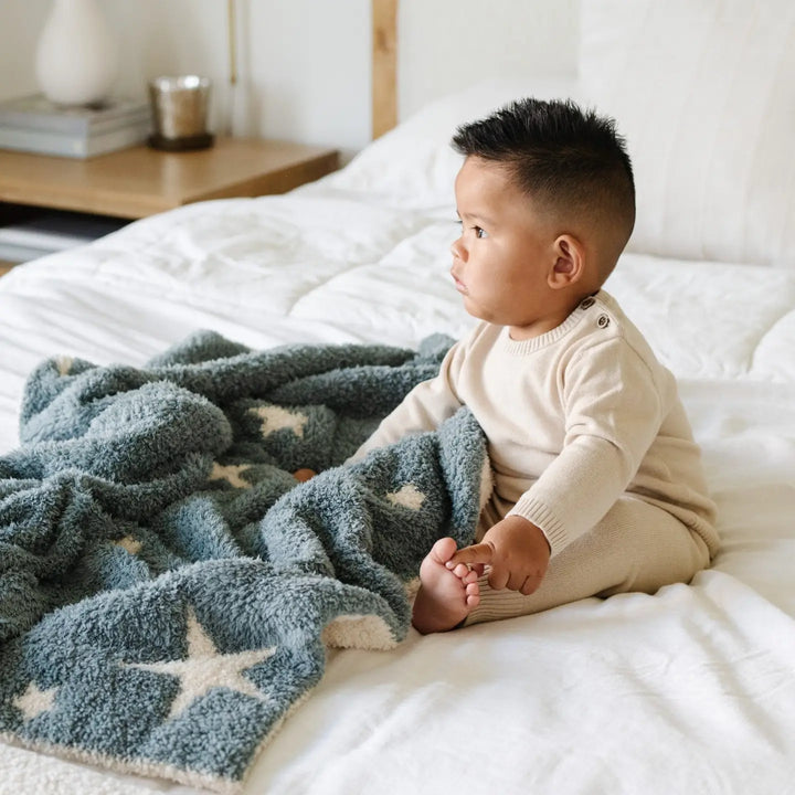Saranoni Double Layer Bamboni Receiving Blanket - Nightfall