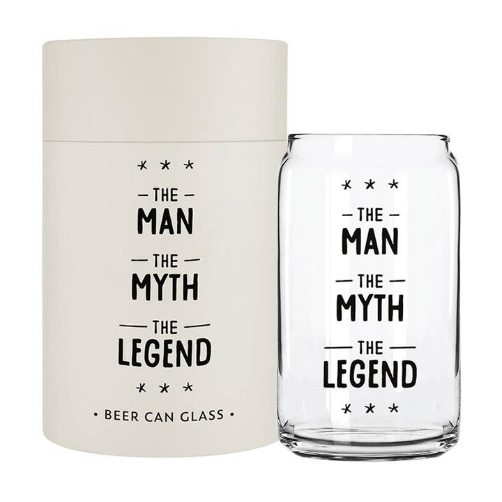 Man Myth Legend - 16oz Beer Glass
