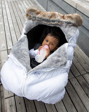 7AM Enfant Faux Fur Car Seat Cocoon