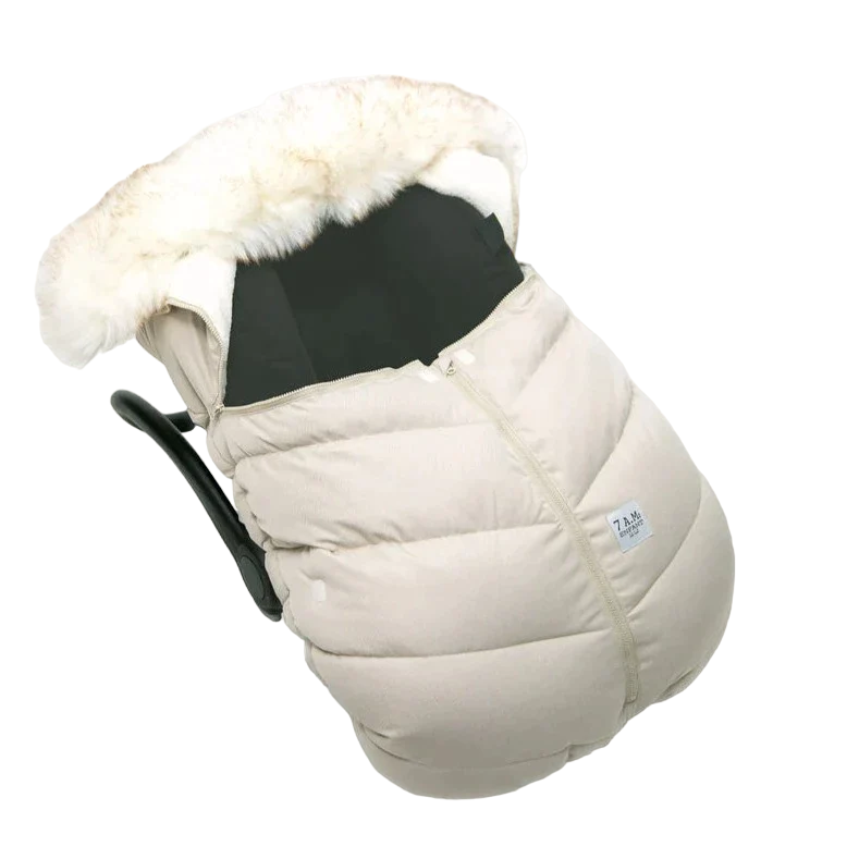 7am car seat cocoon faux fur clearance