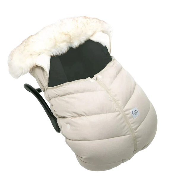 7AM Enfant Faux Fur Car Seat Cocoon