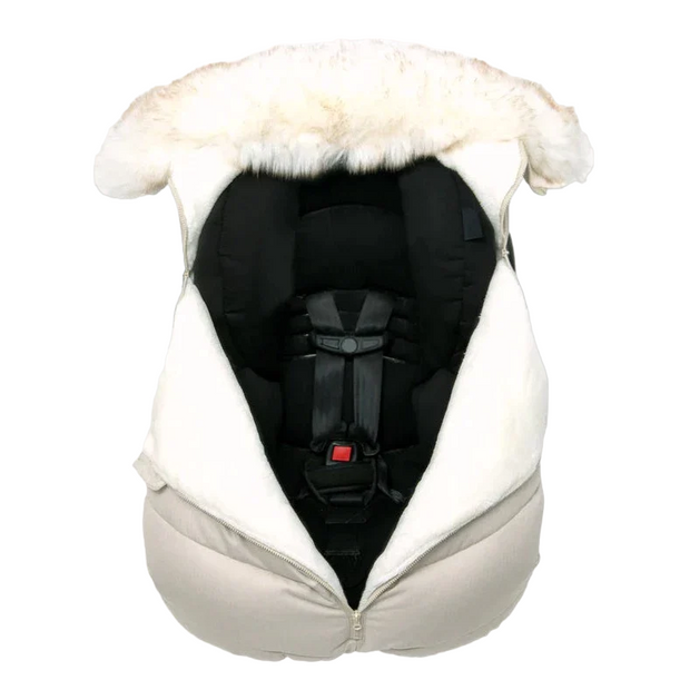 7AM Enfant Faux Fur Car Seat Cocoon