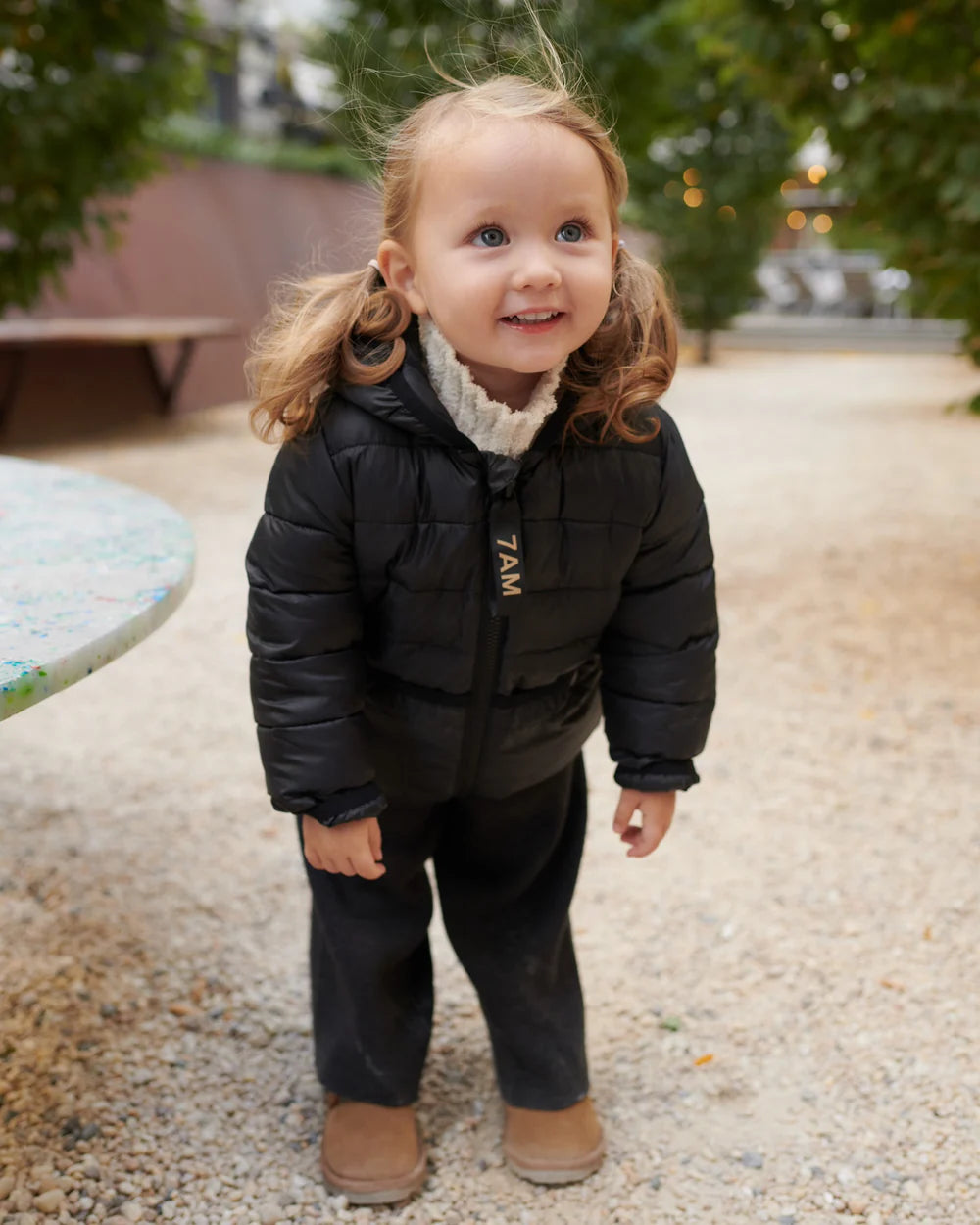 7 AM Roll Me Packable Puffer Jacket - Black