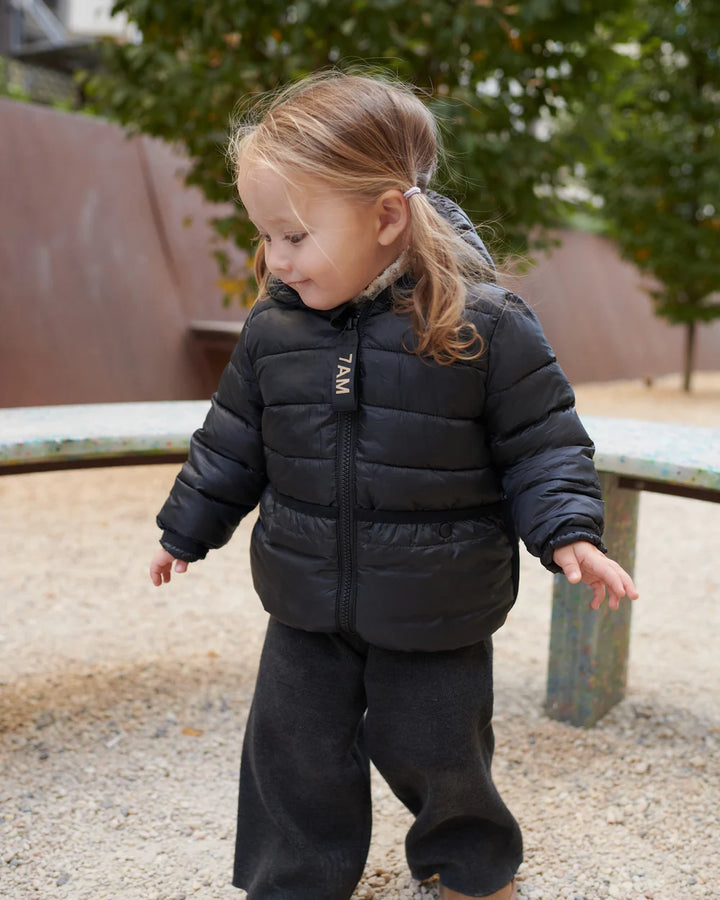 7 AM Roll Me Packable Puffer Jacket - Black