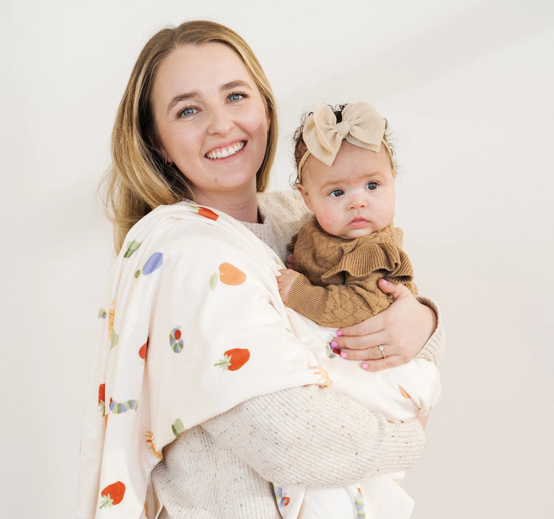 Saranoni Minky Stretch Luxe Blankets - The Very Hungry Caterpillar