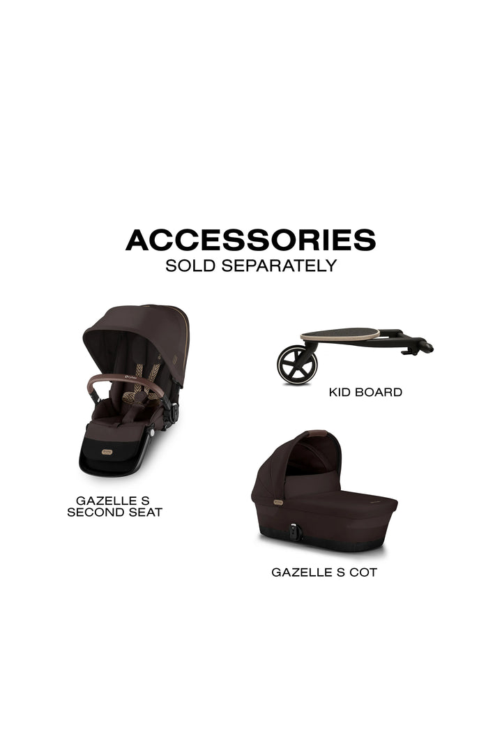 Cybex Gazelle S 2 Stroller Single to Double