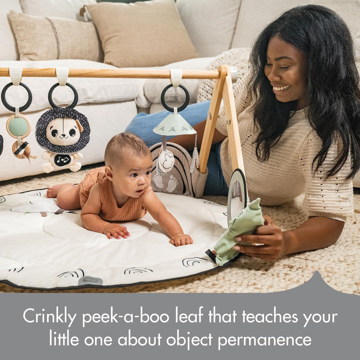 Tiny Love Black and White Decor Wood Play Mat