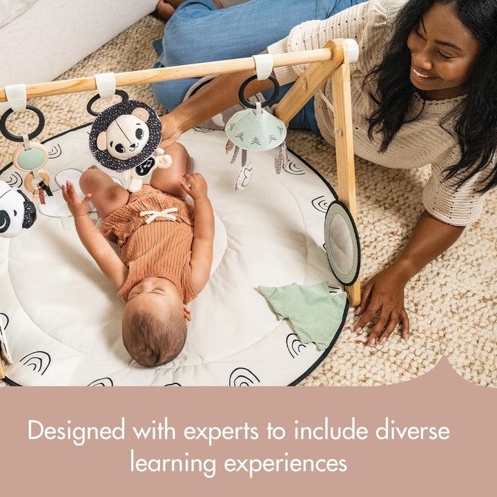 Tiny Love Black and White Decor Wood Play Mat