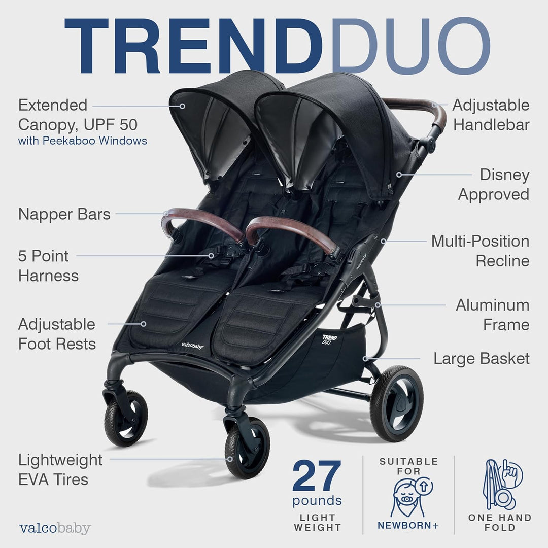 trend double stroller Valco Snap Duo Trend Double Stroller – Baby Grand