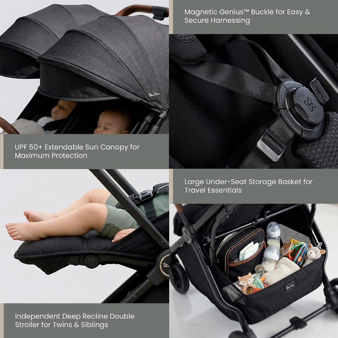 Silver Cross Jet Double Travel Stroller
