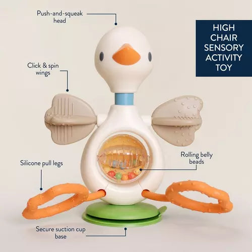 Itzy Ritzy Twist & Bop Goose Toy